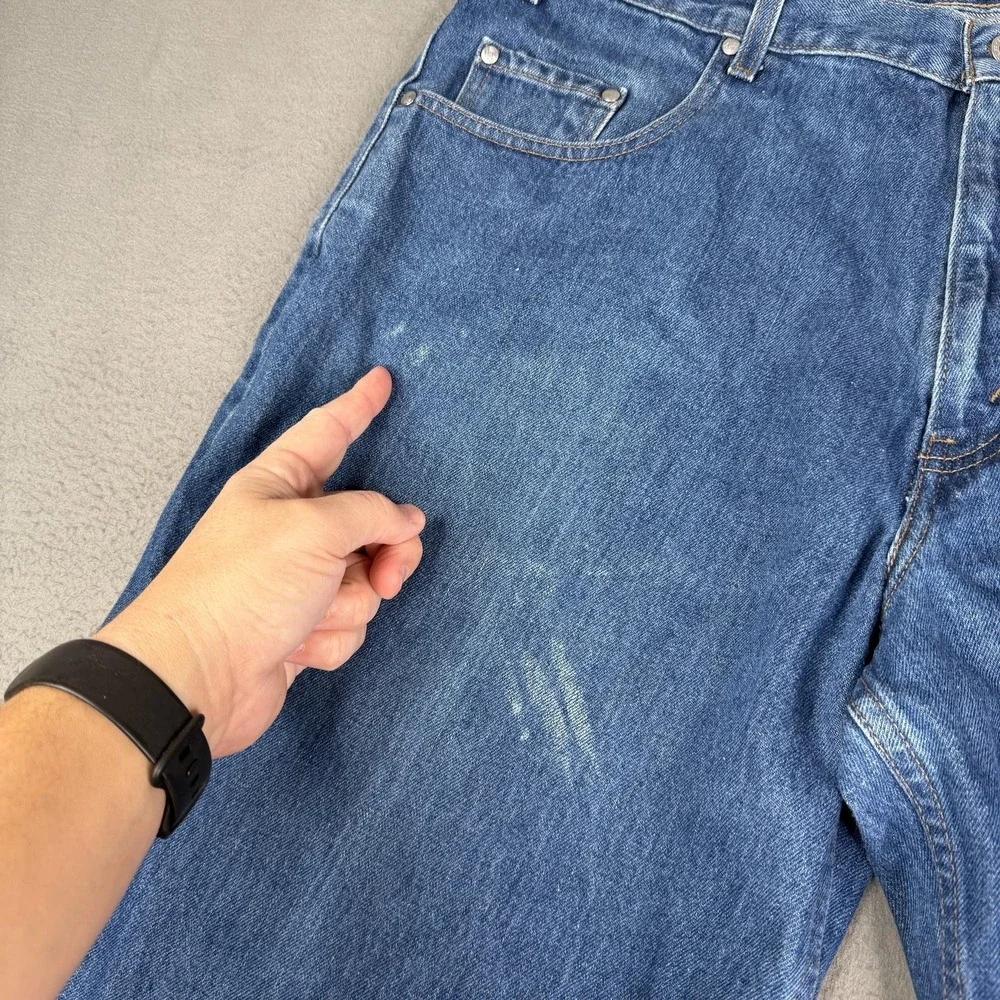 Vintage Levis Silvertab Baggy Jeans Mens 38x24 Blue‎ Denim Loose Fit Grunge 90s